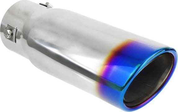 Eksoslyddemperspiss rustfritt stål mt 021blc flammet amio-02353