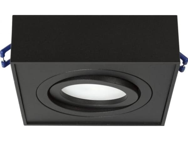 Maclean kattokohdevalaisin, MR16/GU10 valonlähteille, musta, 94x94x32mm, neliö, alu, MCE464 B