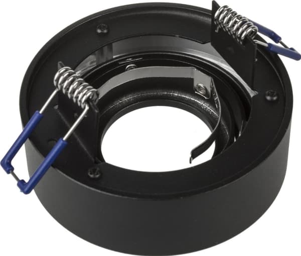 Maclean kattokohdevalaisin, MR16/GU10 valonlähteille, musta, 94x32mm, pyöreä, alumiini, MCE462 B