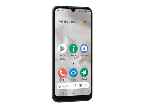 DORO 8100 - 4G smarttelefon - RAM 2 GB / Internminne 32 GB - microSD slot - 6.1" - 1560 x 720 piksler - 3x bakkamera 13 MP, 2 MP, 2 MP - front camera
