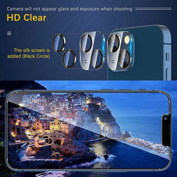 2 PACK- Iphone 13/ Iphone 13 MINI Kameralinsskydd