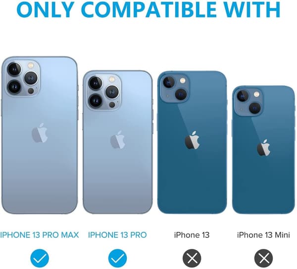 Iphone 13PRO/ PRO MAX Kameralinsskydd - 2 PACK