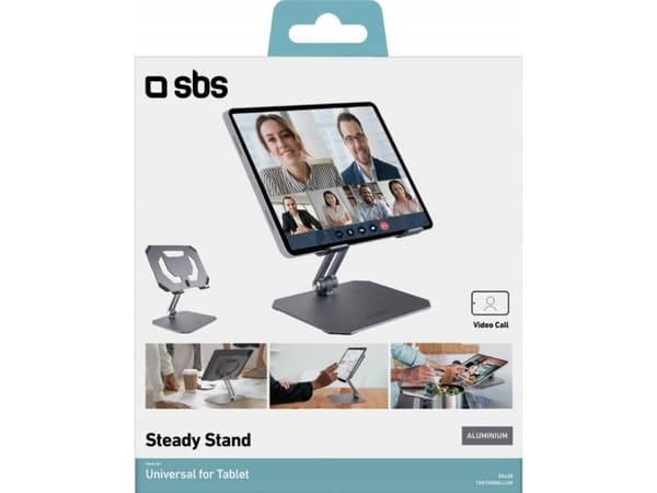 SBS TASTANDALLUM, Surfplatta/UMPC, Active-hållare, Bord, Rostfritt stål