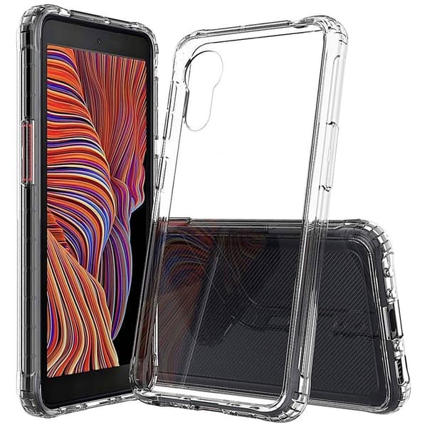 JT Berlin BackCase Pankow Clear Backcover Samsung Galaxy XCover 5 Transparent Stöttålig, Induktiv laddning 426046422744