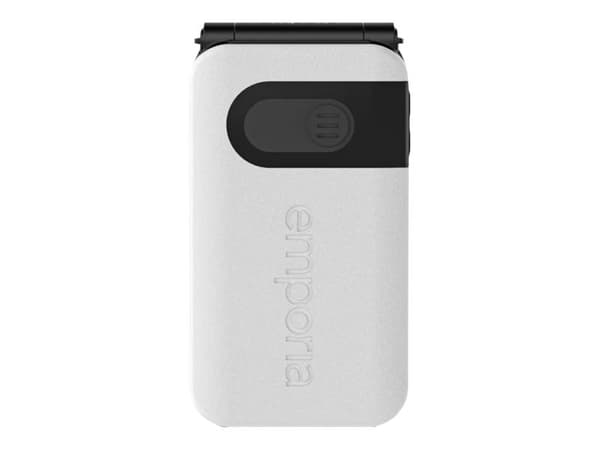 emporiaSIMPLICITYglam - 4G-funktionstelefon - RAM 48 MB / Internt minne 128 MB - 320 x 240 pixlar - vit