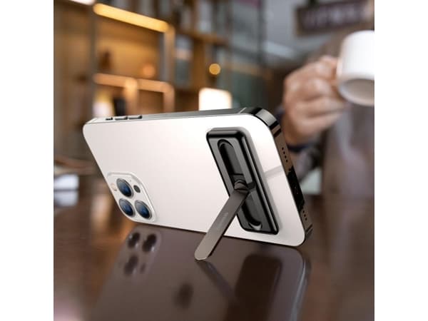 Baseus sammenleggbar brakett for telefon (svart)