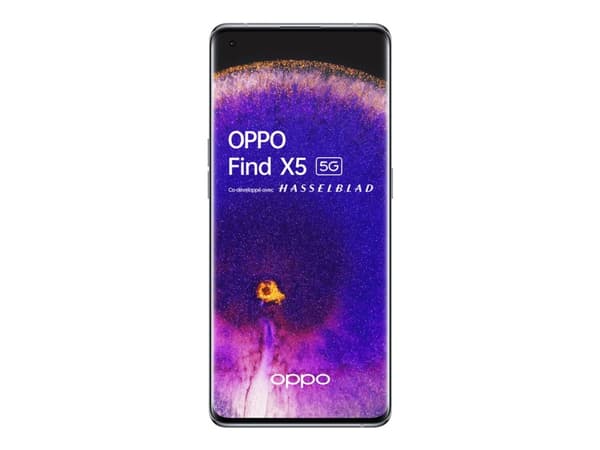 OPPO Find X5 - 5G smarttelefon - dobbelt-SIM - RAM 8 GB / Internminne 256 GB - OLED-display - 6.55" - 2400 x 1080 piksler (120 Hz) - 3x bakkamera 50