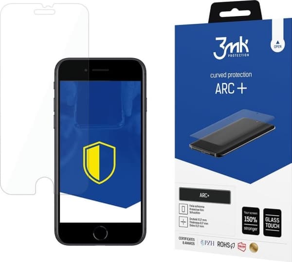 3MK ARC+, iPhone SE 2020/SE 2022, 1 styck
