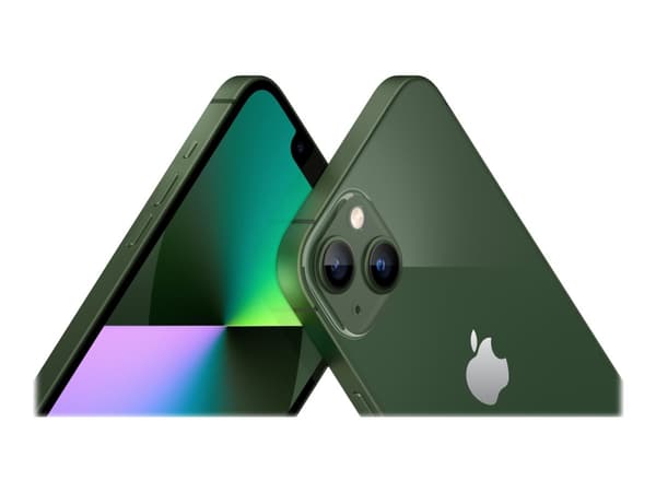Apple iPhone 13 - 5G älypuhelin - dual-SIM / Sisäinen muisti 128 GB - OLED-näyttö - 6,1" - 2532 x 1170 pikseliä - 2x takakamera 12 MP, 12 MP - etukam