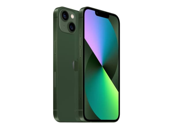 Apple iPhone 13 - 5G älypuhelin - dual-SIM / Sisäinen muisti 128 GB - OLED-näyttö - 6,1" - 2532 x 1170 pikseliä - 2x takakamera 12 MP, 12 MP - etukam Vihreä