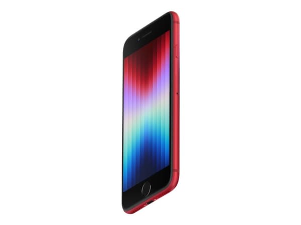 Apple iPhone SE (3. sukupolvi) - (TUOTE) PUNAINEN - 5G älypuhelin - dual-SIM / Sisäinen muisti 128 Gt - LCD-näyttö - 4,7" - 1334 x 750 pikseliä - tak