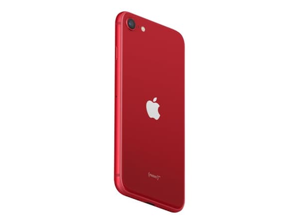 Apple iPhone SE (3rd generation) - (PRODUCT) RED - 5G smartphone - dobbelt-SIM / Internminne 64 GB - LCD-display - 4.7" - 1334 x 750 piksler - rear c