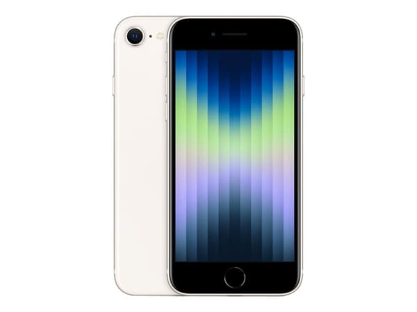 Apple iPhone SE (3. sukupolvi) - 5G älypuhelin - dual-SIM / Sisäinen muisti 64 Gt - LCD-näyttö - 4,7" - 1334 x 750 pikseliä - takakamera 12 MP - etuk