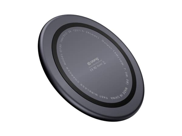 Crong PowerSpot, Innendørs, USB, Trådløs lading, Sort
