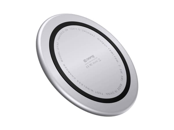 Crong PowerSpot, inomhus, USB, Trådlös laddning, Vit