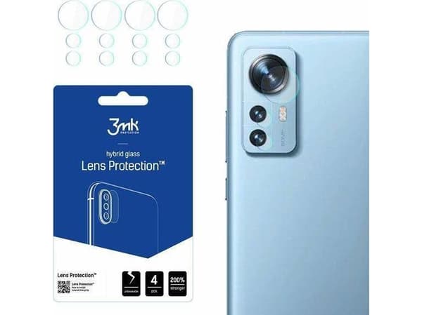 3MK 3MK Lens Protect Xiaomi 12/12X Kameralinsebeskyttelse 4stk
