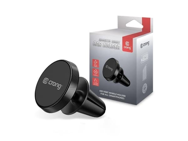 Crong CRG-CH1-BLK, Mobiltelefon/smarttelefon, Passiv holder, Bil, Sort