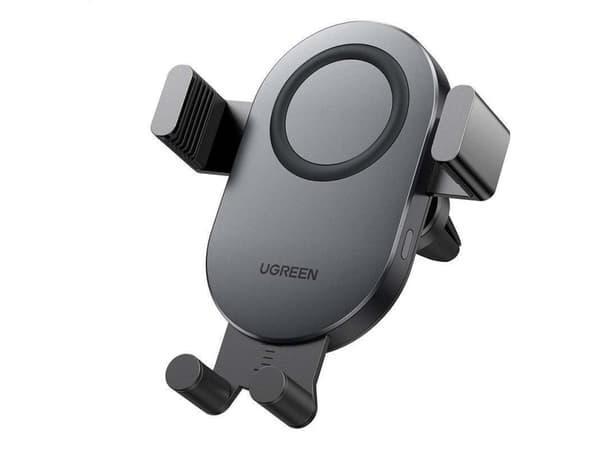 Autoteline tuuletusritilään induktiivisella latauksella UGREEN CD256 (hopea)
