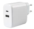 Miniatyrbilde 3 av 5: Vivanco Super Fast Dual Charger Set, Innendørs, AC, 1 m, Hvit