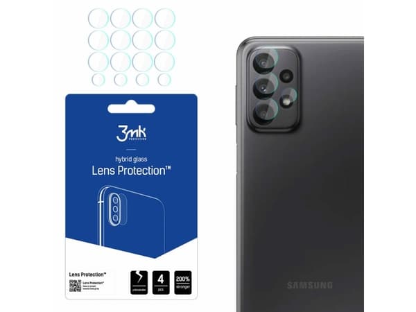 3MK 3MK Lens Protect Sam A23 4G A235 Kameralinsebeskyttelse 4stk