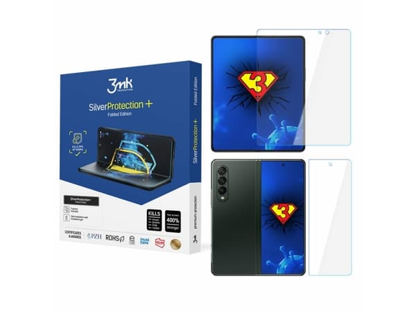 3MK 3MK 3MK Silver Protect+ Sam Galaxy Z Fold 3 5G märkäasennus antimikrobinen kalvo