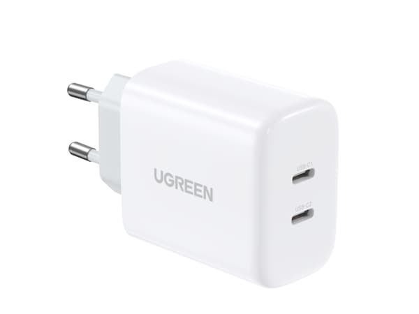 Ugreen 10343, inomhus, AC, 12 V, Vit Vit