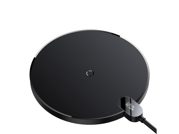 Baseus Digital LED Induction charger 1x USB-A 2 A (BSU3185BLK)