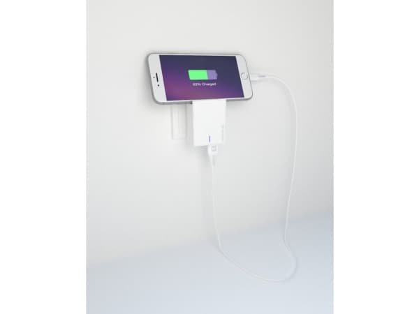 Swissten 22047000, Innendørs, AC, 3 A, 1,2 m, Hvit