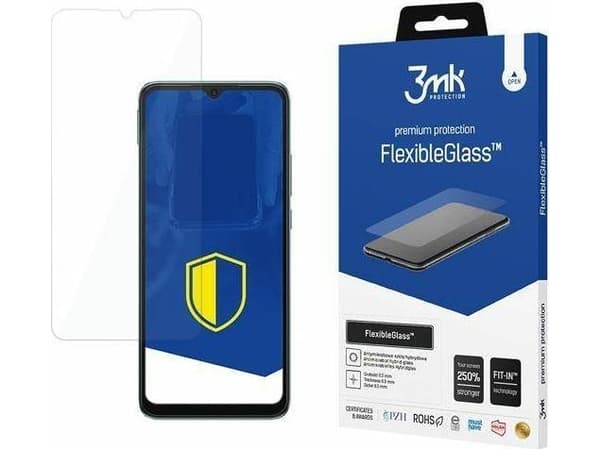 3MK FlexibleGlass, Xiaomi, Redmi 10C, Break resistant, Slagtålig, Reptålig, Transparent, 1 styck