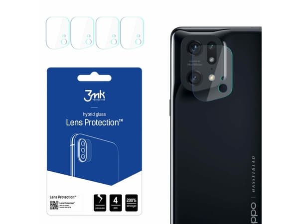3MK 3MK Lens Protect Oppo Find X5 Pro kameralinsebeskyttelse 4stk