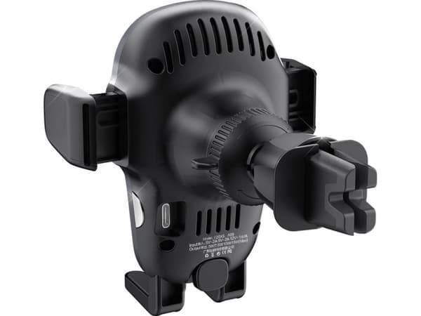 Dudao Dudao bilholder med innebygd Qi 15W trådløs lader grå (F20xs)