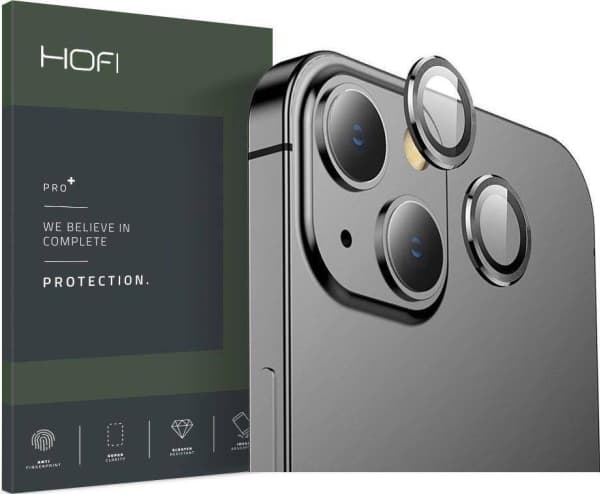 Kameran suojalasi Hofi iPhone 13/13 Mini Camring Pro+, musta