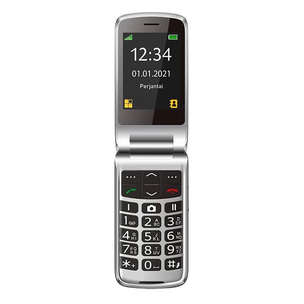 Beafon SL645 viktelefon med stora knappar Svart, Silver