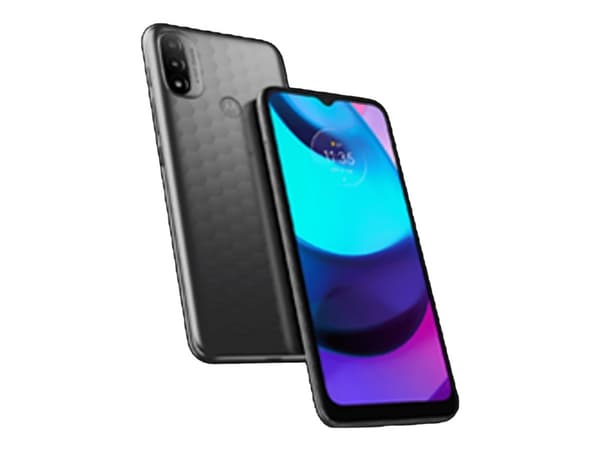 Motorola Moto E20 - 4G pekskärmsmobil - dual-SIM - RAM 2 GB / Internminne 32 GB - microSD slot - LCD-skärm - 6.5" - 1600 x 720 pixlar - 2 bakre kamer