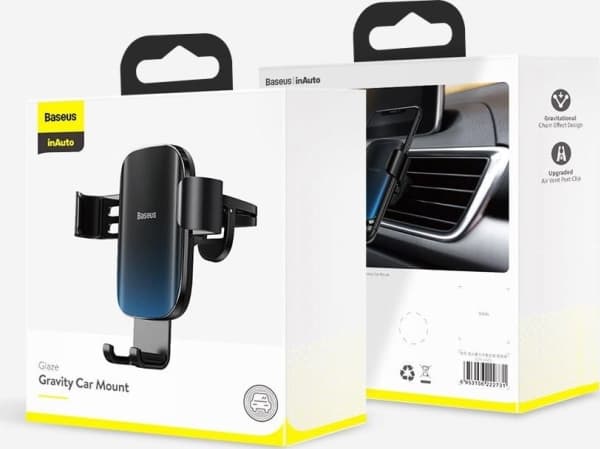 Baseus Glaze Gravity Car Mount - For mobiltelefon