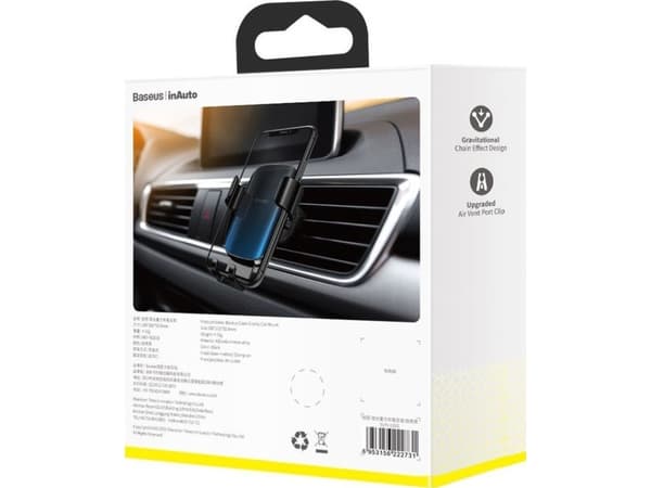 Baseus Glaze Gravity Car Mount - For mobiltelefon