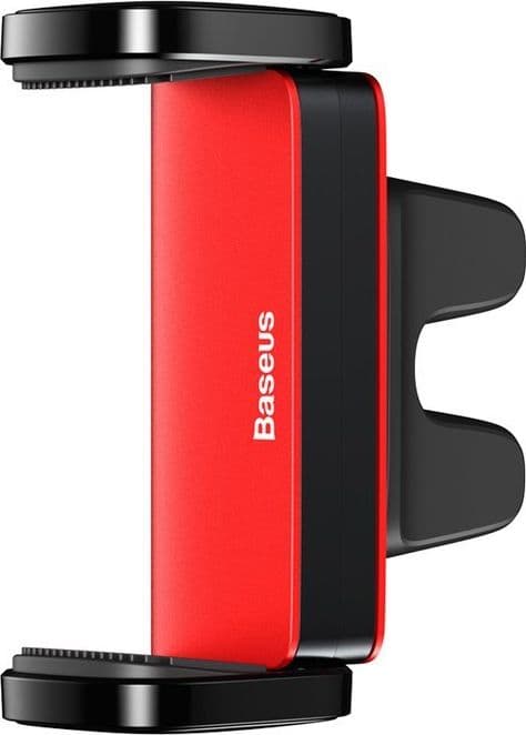 Clamp car holder for the Baseus Steel Cannon grille (red)