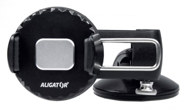 Aligator HA03, Mobiltelefon / smartphone, Passiv hållare, Bil, Svart