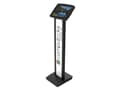 Miniatyrbilde 5 av 5: Compulocks Surface Pro 3-7 Space Enclosure Brandable Floor Stand - Innhegning - Tyverisikker - for nettbrett - låsbar - svart - for Microsoft Surface