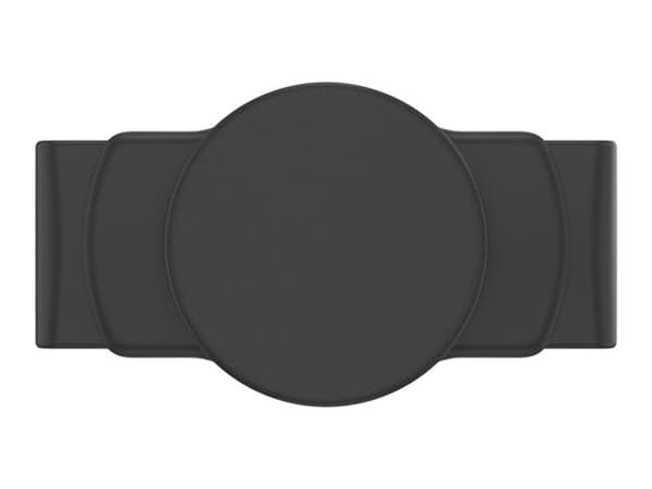 PopSockets PopGrip Slide Stretch - Fingergrepp/vikbart ställ för mobiltelefon - svart