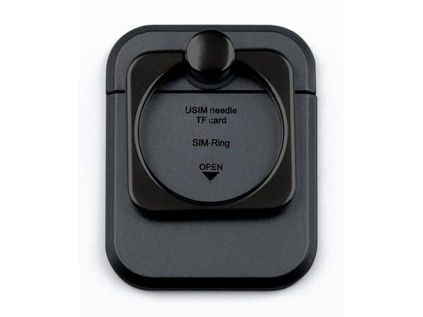 Techly I-SMART-RINGB, Mobiltelefon/Smartphone, Sortera Svart