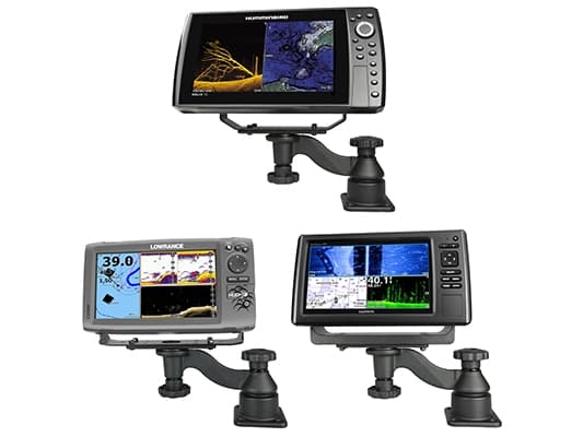 RAM Mounts RAM-109HU, Navigatør, Aktiv holder, Båt, Svart