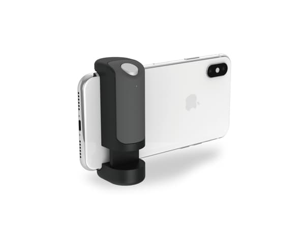 Just Mobile ShutterGrip - Bluetooth-fotohållare med utlösare för iOS/Android (Guld)