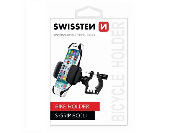 Swissten PDPSW211B, Mobiltelefon/smarttelefon, Sykkel, Sort Sort