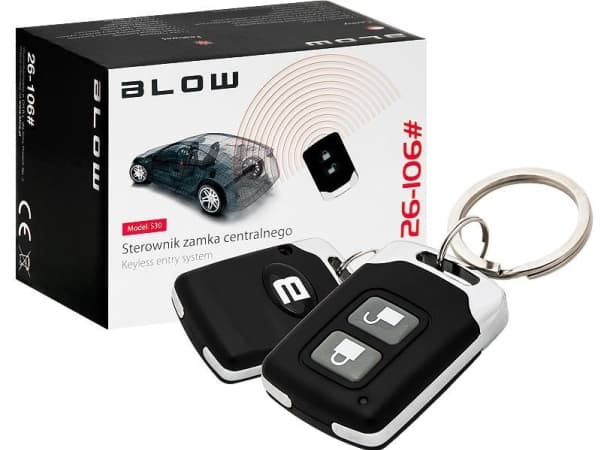 BLOW S30, Car remote starter, Trådløs, Svart, 433.92 MHz, Boks