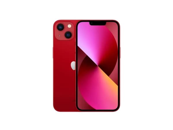 Apple iPhone 13 - (PRODUCT) RED - 5G smartphone - dobbelt-SIM / Internminne 512 GB - OLED-display - 6.1" - 2532 x 1170 piksler - 2x bakkameraer 12 MP