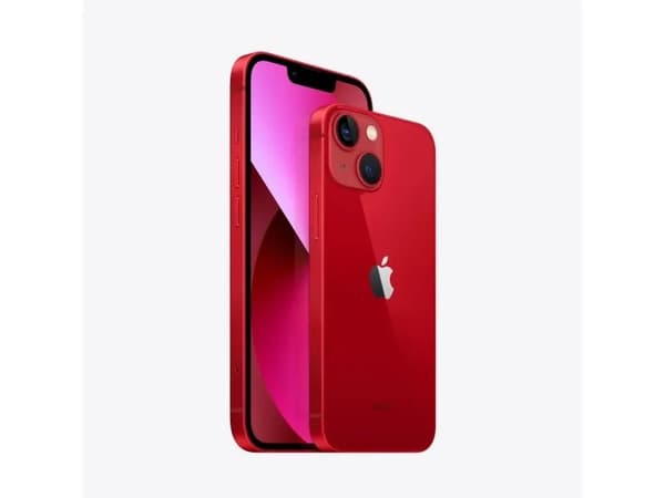 Apple iPhone 13 - (PRODUCT) RED - 5G smartphone - dobbelt-SIM / Internminne 512 GB - OLED-display - 6.1" - 2532 x 1170 piksler - 2x bakkameraer 12 MP Rød