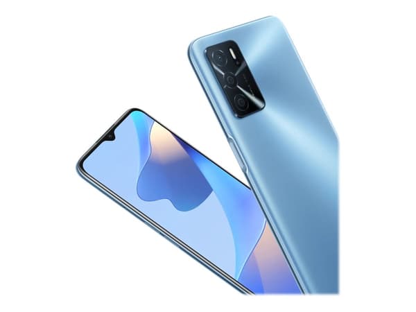 OPPO A16 - 4G smarttelefon - dobbelt-SIM - RAM 4 GB / Internminne 64 GB - microSD slot - LCD-display - 6.52" - 1600 x 720 piksler (60 Hz) - 3x bakkam