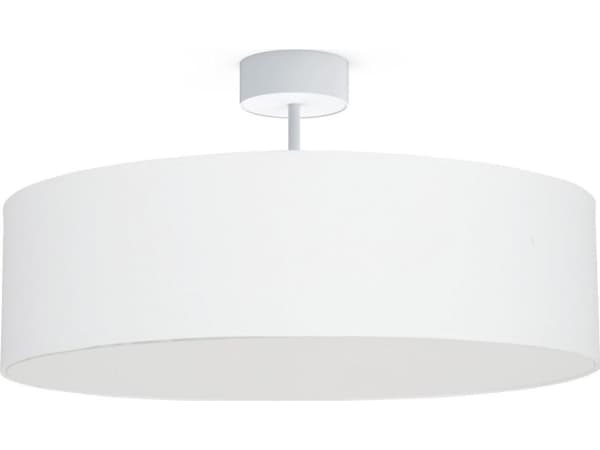 Taklampe Nowodvorski Rund taklampe Violet 7958 stoff taklampe hvit