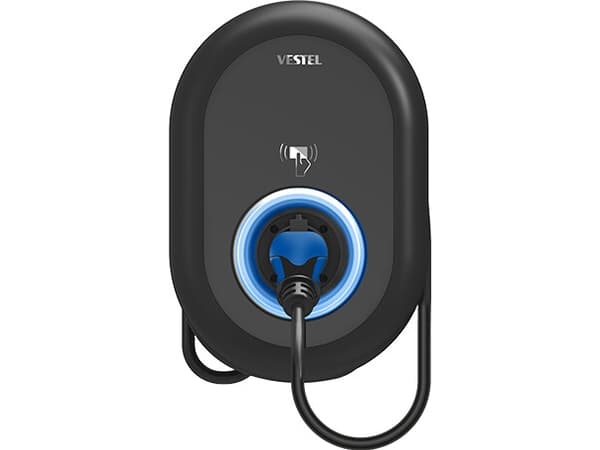 Vestel Vestel eCharger Home Smart 11 kW EVC04-AC11SWA-T2P, Wallbox (juodas, 11 kW, 5 m laidas, RFID)